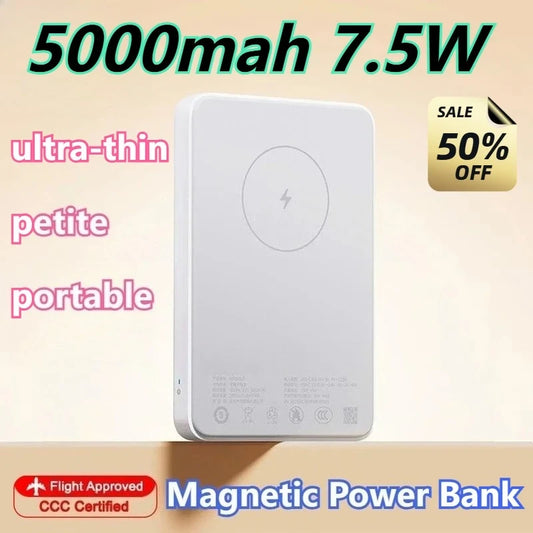 5000mAh Magnetic Wireless Power Bank